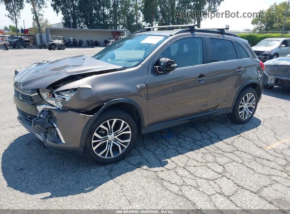 JA4AP4AW7HZ019043 2017 MITSUBISHI OUTLANDER SPORT Серый Передняя левая четверть