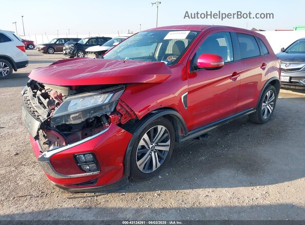 JA4APVAU4MU015964 2021 MITSUBISHI OUTLANDER SPORT Red Vista tres cuartos delantera izquierda