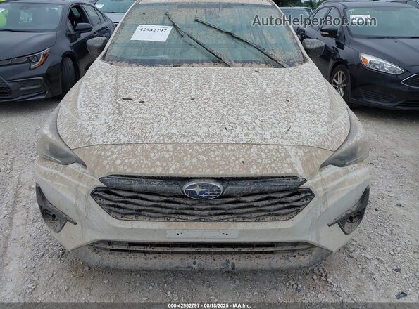 JF1GUABC5R8884960 2024 SUBARU IMPREZA Белый Вид щитка приборов