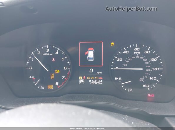 JF1GUABC7R8308500 2024 SUBARU IMPREZA Silver უკანა სავარძლების ხედი