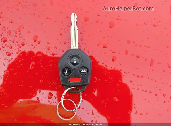 JF1VA2M61J9810897 2018 SUBARU WRX STI Red Dashboard view