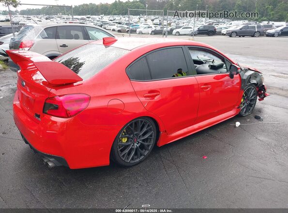 JF1VA2M61J9810897 2018 SUBARU WRX STI Red Rear right