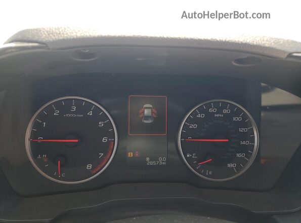 JF1VBAH61N8007701 2022 SUBARU WRX Silver Սարքավորումների վահանակի տեսք