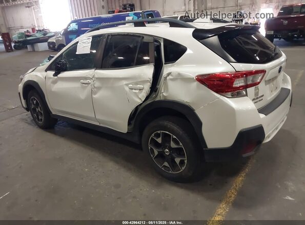 JF2GTABC8JH246348 2018 SUBARU CROSSTREK Белый Задняя левая четверть