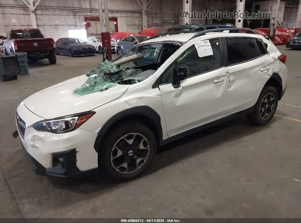 JF2GTABC8JH246348 2018 SUBARU CROSSTREK Белый Передняя левая четверть