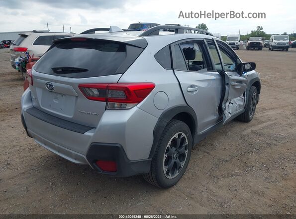 JF2GTAEC0M8319597 2021 SUBARU CROSSTREK Gray Հետևի աջ