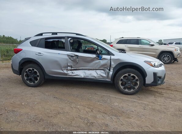 JF2GTAEC0M8319597 2021 SUBARU CROSSTREK Gray Սալոնի հետևի տեսք