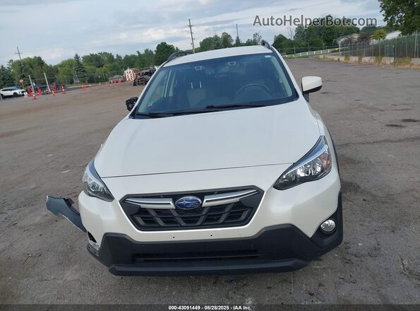 JF2GTAPC7M8374836 2021 SUBARU CROSSTREK White ხელსაწყოთა პანელის ხედი