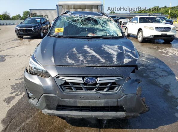 JF2GTAPC7M8650500 2021 SUBARU CROSSTREK Gray Widok z przodu