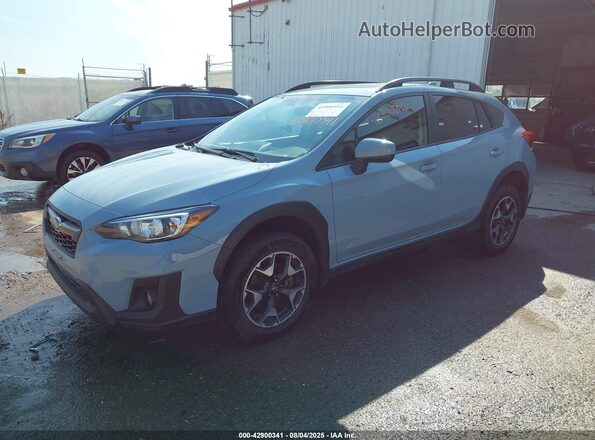 JF2GTAPC8L8245955 2020 SUBARU CROSSTREK Light Blue Передня ліва чверть