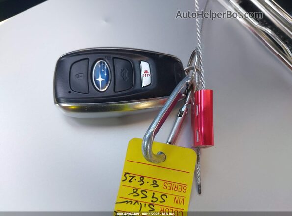 JF2GTHMC0M8255958 2021 SUBARU CROSSTREK Серебряный Вид панели приборов