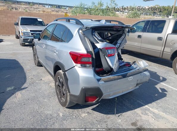 JF2GTHMC0M8255958 2021 SUBARU CROSSTREK Серебряный Задняя левая четверть