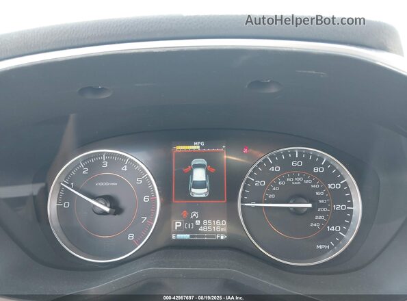 JF2GTHNC0M8235143 2021 SUBARU CROSSTREK Light Blue Вид задних сидений