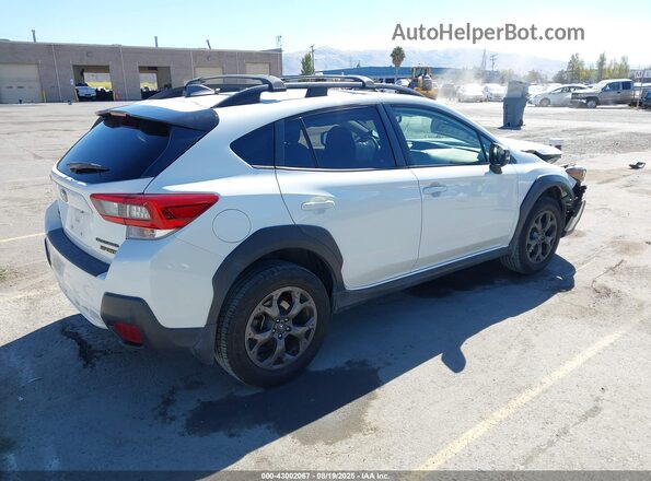 JF2GTHRC4NH253611 2022 SUBARU CROSSTREK Белый Задняя правая четверть