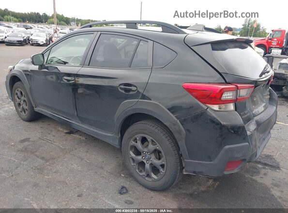 JF2GTHRC5MH387848 2021 SUBARU CROSSTREK Black Trasero izquierdo