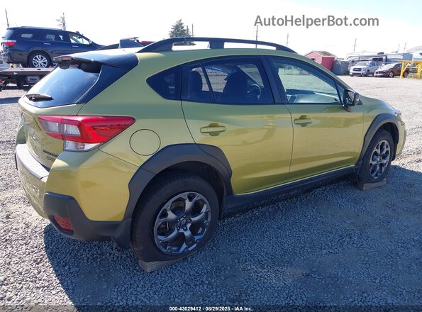 JF2GTHSC7MH349953 2021 SUBARU CROSSTREK Green უკანა მარჯვენა