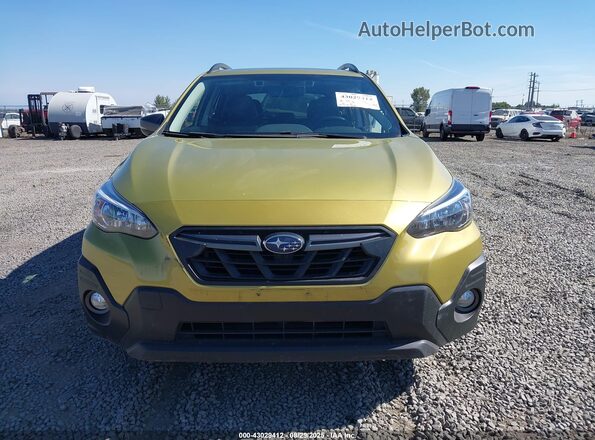JF2GTHSC7MH349953 2021 SUBARU CROSSTREK Green ხელსაწყოთა პანელის ხედი