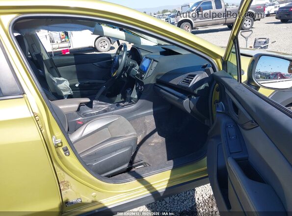 JF2GTHSC7MH349953 2021 SUBARU CROSSTREK Green წინა სალონის ხედი