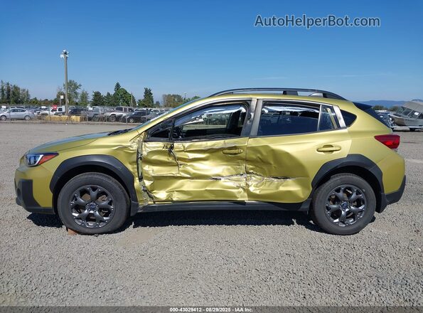 JF2GTHSC7MH349953 2021 SUBARU CROSSTREK Green სალონის 360-გრადუსიანი ხედი
