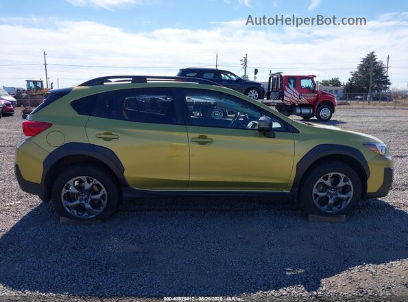 JF2GTHSC7MH349953 2021 SUBARU CROSSTREK Green უკანა სალონის ხედი