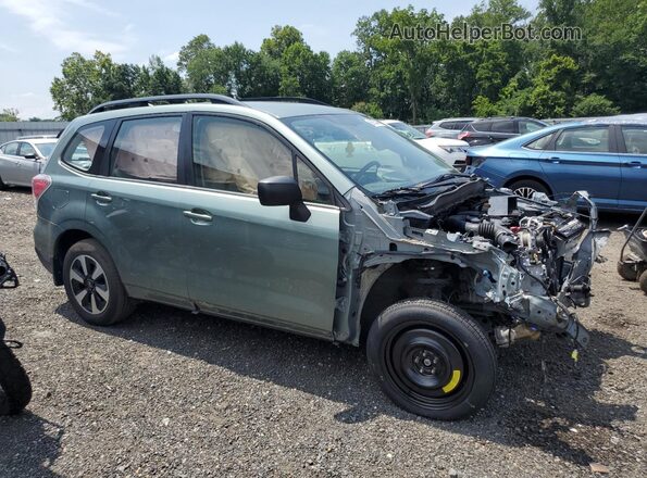 JF2SJABC4JH496959 2018 SUBARU FORESTER 2.5 Green 