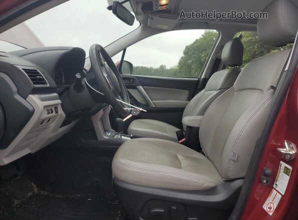 JF2SJAECXJH615447 2018 SUBARU FORESTER 2.5 Red 