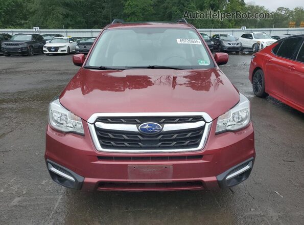 JF2SJAECXJH615447 2018 SUBARU FORESTER 2.5 Red 