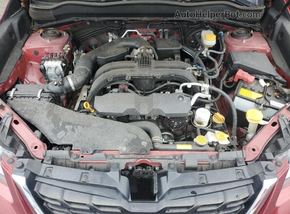 JF2SJAECXJH615447 2018 SUBARU FORESTER 2.5 Red 