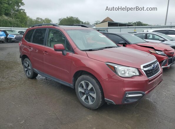 JF2SJAECXJH615447 2018 SUBARU FORESTER 2.5 Red 