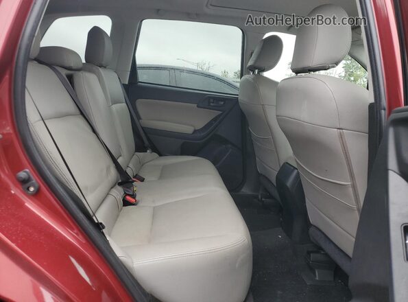 JF2SJAECXJH615447 2018 SUBARU FORESTER 2.5 Red 