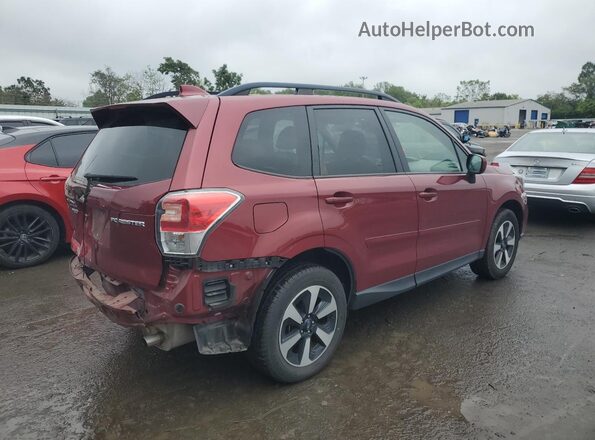 JF2SJAECXJH615447 2018 SUBARU FORESTER 2.5 Red 