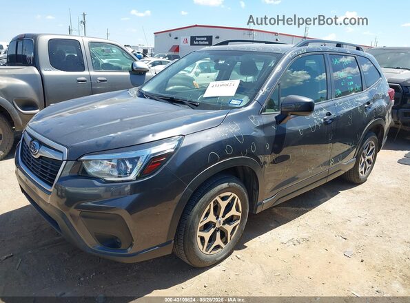 JF2SKAGC1LH550145 2020 SUBARU FORESTER Gray Przód lewy
