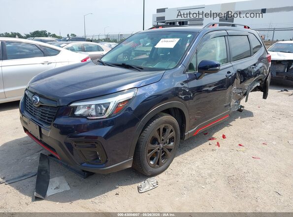 JF2SKARC0LH463933 2020 SUBARU FORESTER Blue Front left