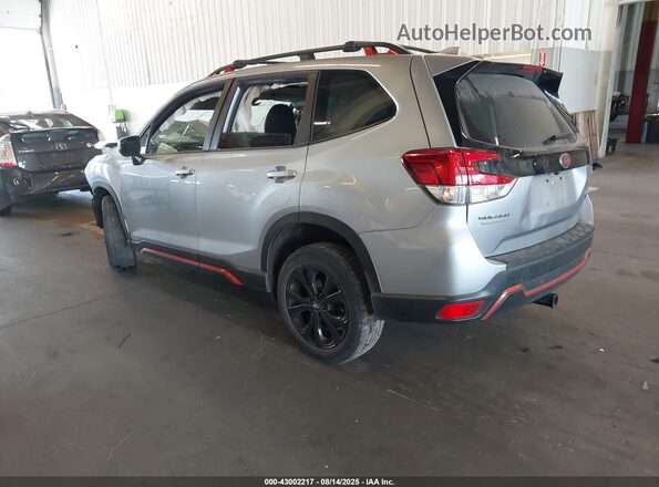 JF2SKARC6MH521965 2021 SUBARU FORESTER Silver Задня ліва чверть