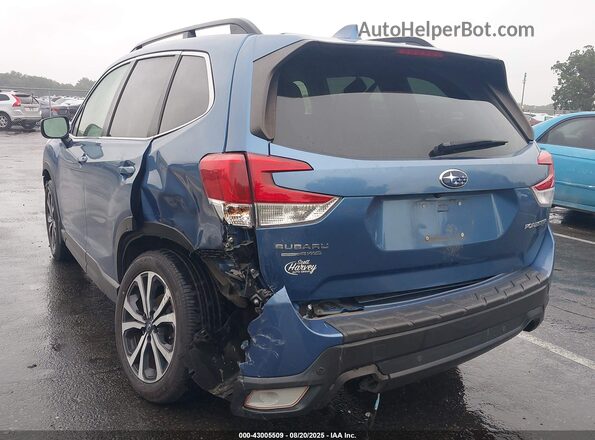 JF2SKAUC3MH412581 2021 SUBARU FORESTER Синий Задняя левая четверть