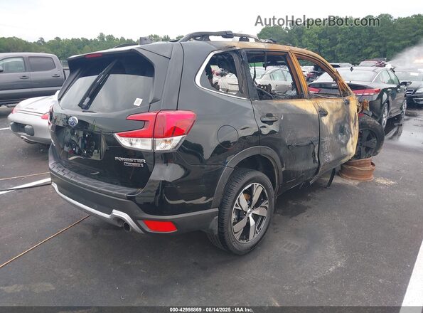 JF2SKAXC1MH587987 2021 SUBARU FORESTER Черный Задняя правая четверть