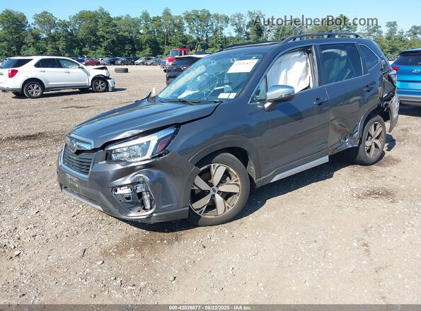 JF2SKAXC6MH559263 2021 SUBARU FORESTER Gray Vista tres cuartos delantera izquierda