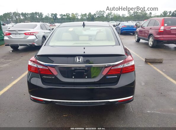 JHMCR6F51HC022672 2017 HONDA ACCORD HYBRID Black 