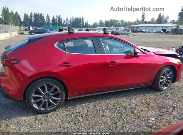 JM1BPALL2M1347863 2021 MAZDA 3 Red Widok wnętrza z tyłu