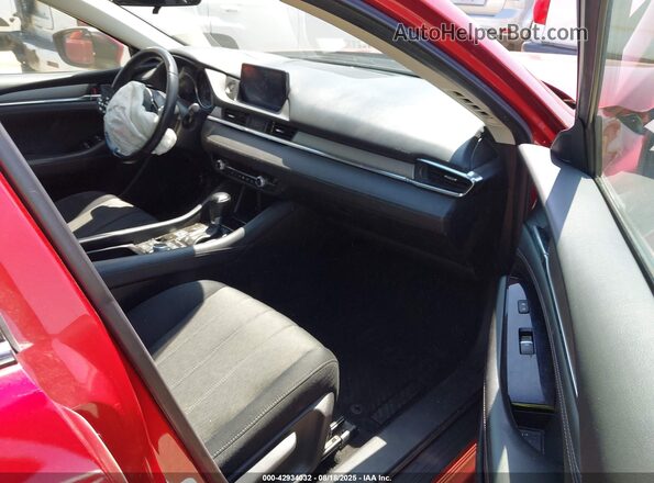 JM1GL1UM6L1519982 2020 MAZDA 6 Red Widok wnętrza z przodu