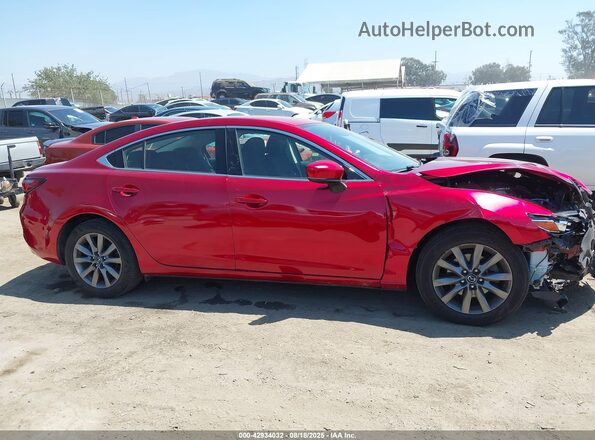 JM1GL1UM6L1519982 2020 MAZDA 6 Red Widok wnętrza z tyłu