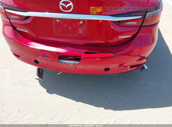 JM1GL1UM8K1507752 2019 MAZDA 6 Red Դիմացի տեսք