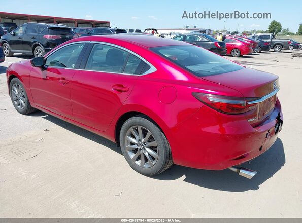 JM1GL1UM8K1507752 2019 MAZDA 6 Red Հետևի ձախ