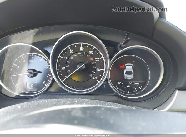 JM1GL1UM8K1507752 2019 MAZDA 6 Red Հետևի նստատեղերի տեսք