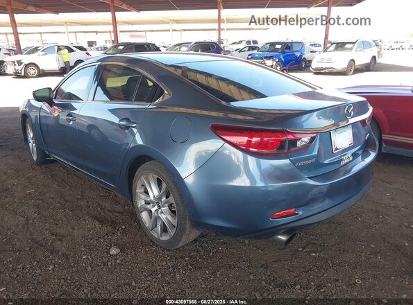 JM1GL1V55H1137358 2017 MAZDA 6 Blue Tył lewy