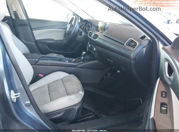 JM1GL1V55H1137358 2017 MAZDA 6 Blue Widok wnętrza z przodu