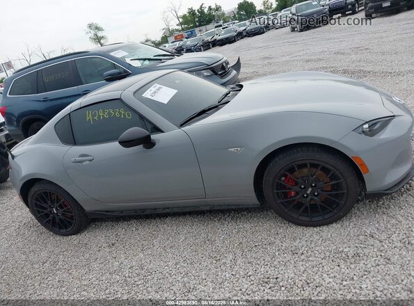 JM1NDAL73S0655569 2025 MAZDA MX-5 MIATA Gray უკანა სალონის ხედი