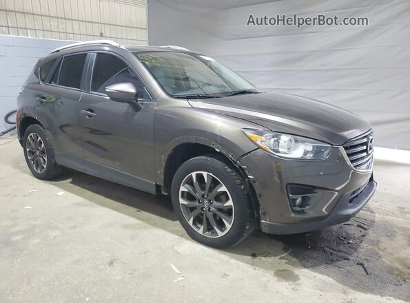 JM3KE4DY3G0753864 2016 MAZDA CX-5 Brown Przód prawy