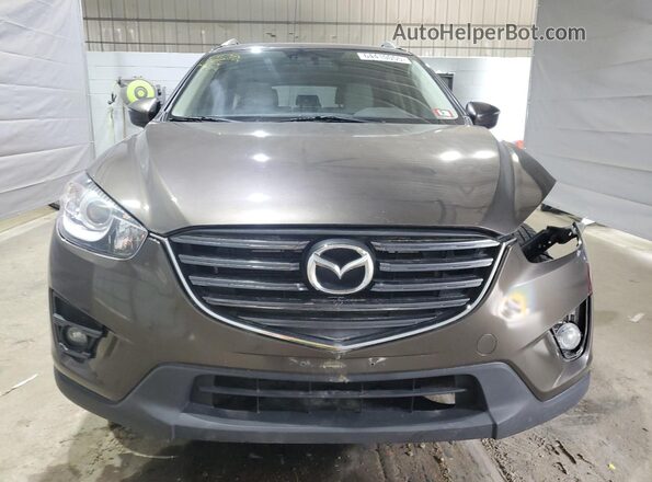 JM3KE4DY3G0753864 2016 MAZDA CX-5 Brown Widok z przodu