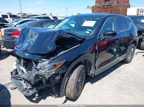 JM3KFACM4M0339207 2021 MAZDA CX-5 Black Առջևի ձախ երեք քառորդ տեսարան